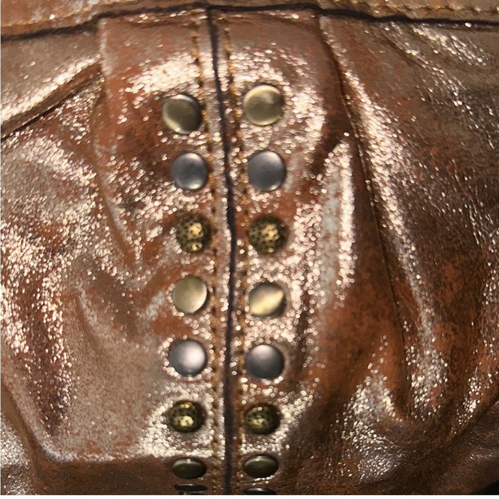 Patricia Nash Multi Metallic Bronze Shoulder Bag - Picture 8 of 14